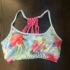 Macrame Sports Bra Top Size M